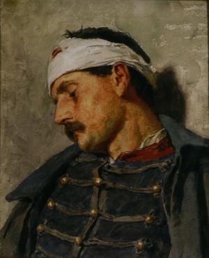 An injured man